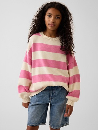 Kids 100% Cotton Oversized Sweater | Gap (US)