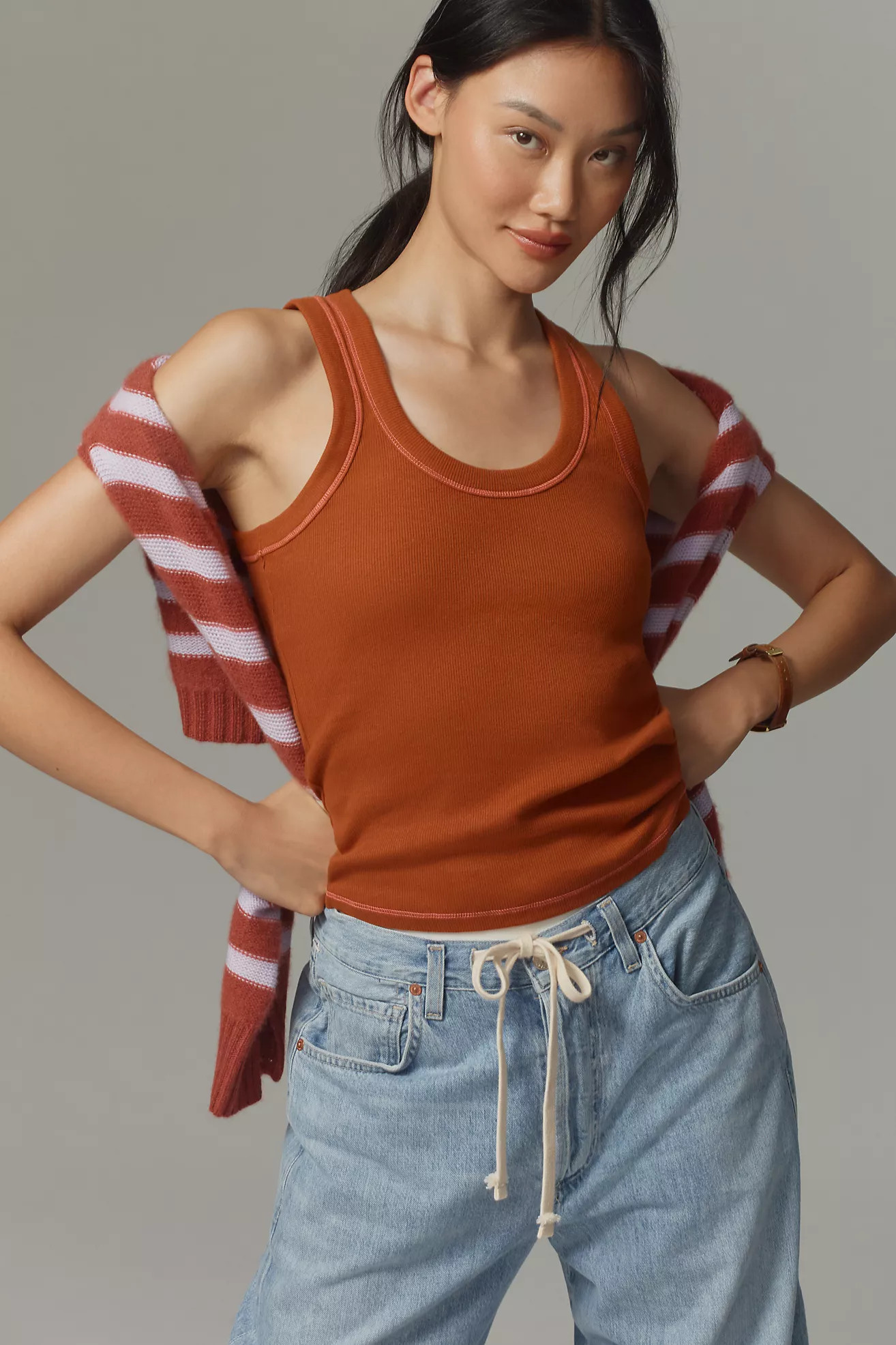 The Sunny Icon Tank by Pilcro | Anthropologie (US)