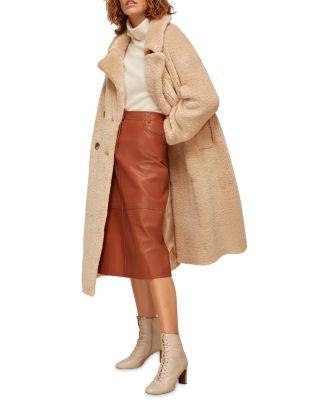 Double Breasted Teddy Coat | Bloomingdale's (US)