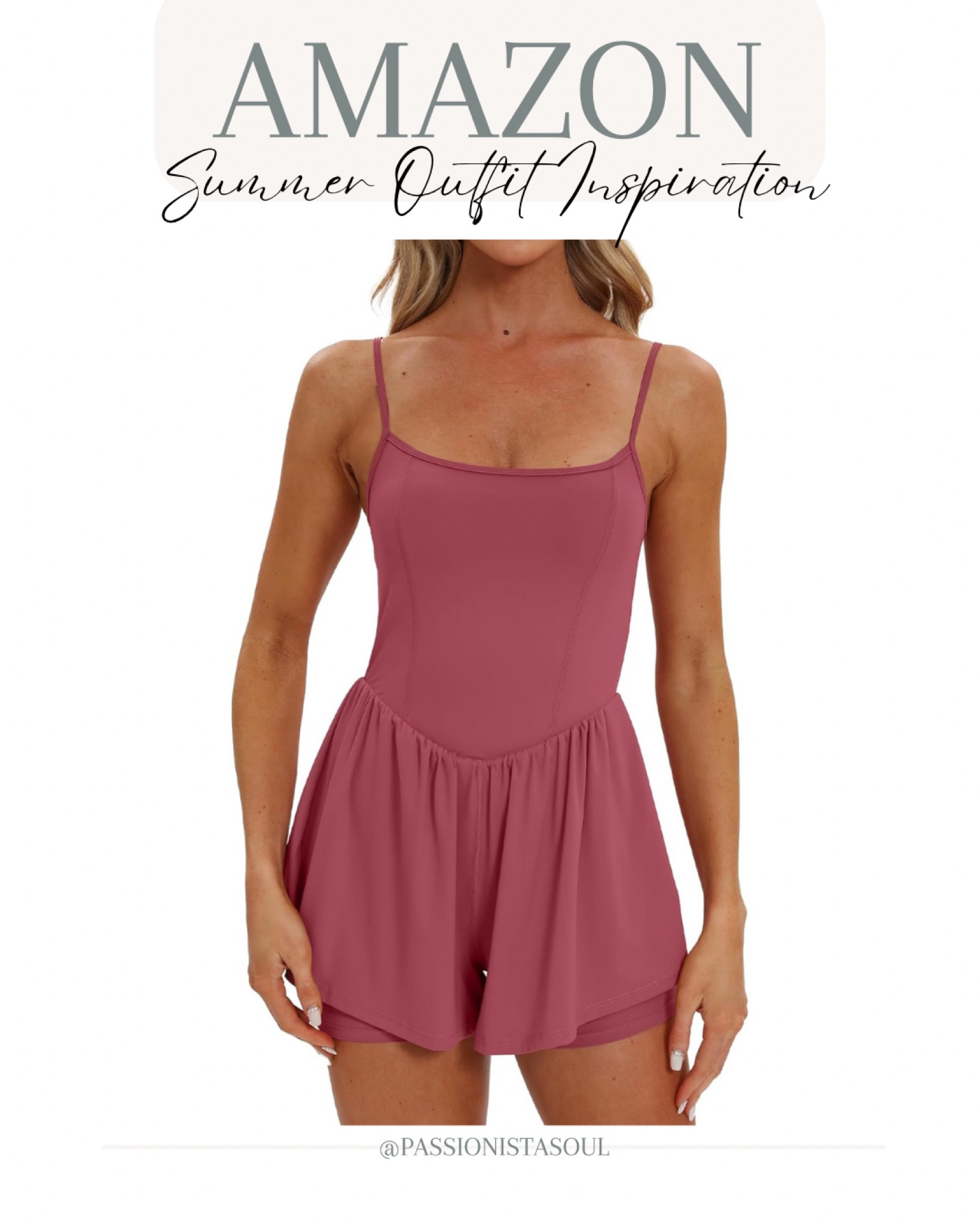 Beaully Women's Summer Sleeveless Rompers Spaghetti Strap Double Lined Shorts Jumpsuit One Piece Outfits 

#LTKFindsUnder50 #LTKStyleTip