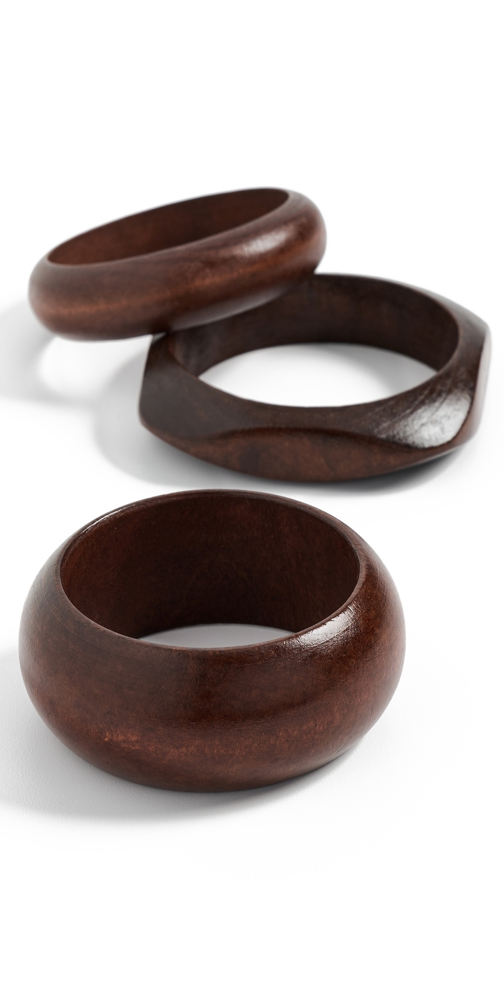 SHASHI Jacques Bangle Set Brown One Size | Shopbop