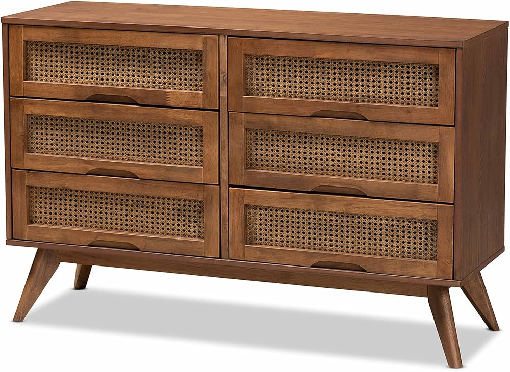 Baxton Studio Barrett Dressers, Walnut Brown | Amazon (US)