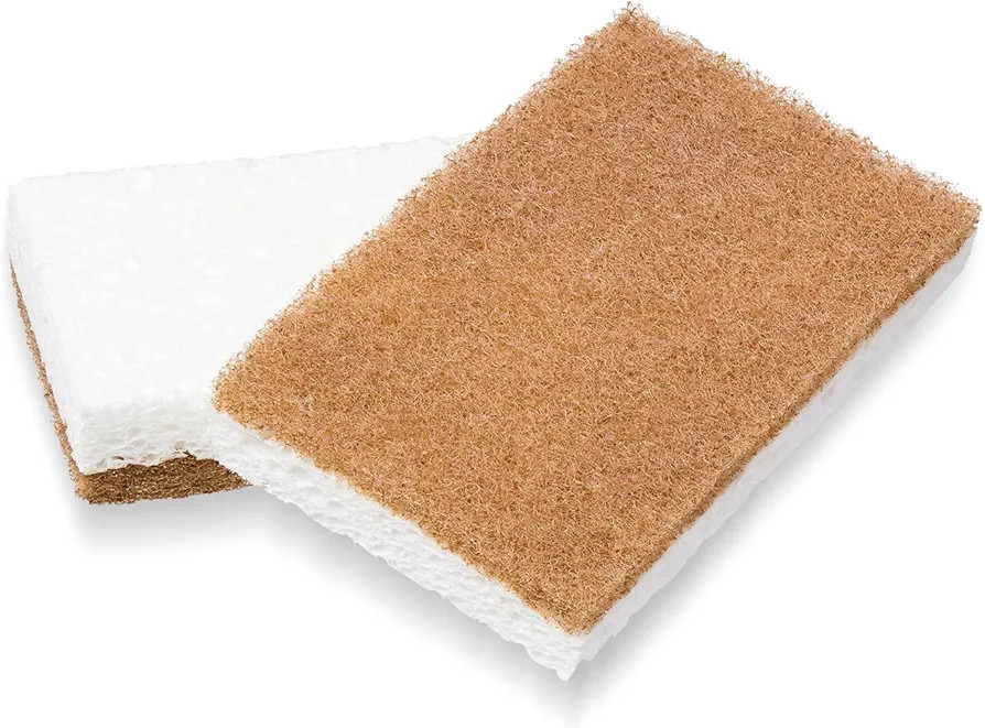 Full Circle in a Nutshell Walnut Shell Non-Scratch Scrubber Sponge, Pack of 3 | Amazon (US)
