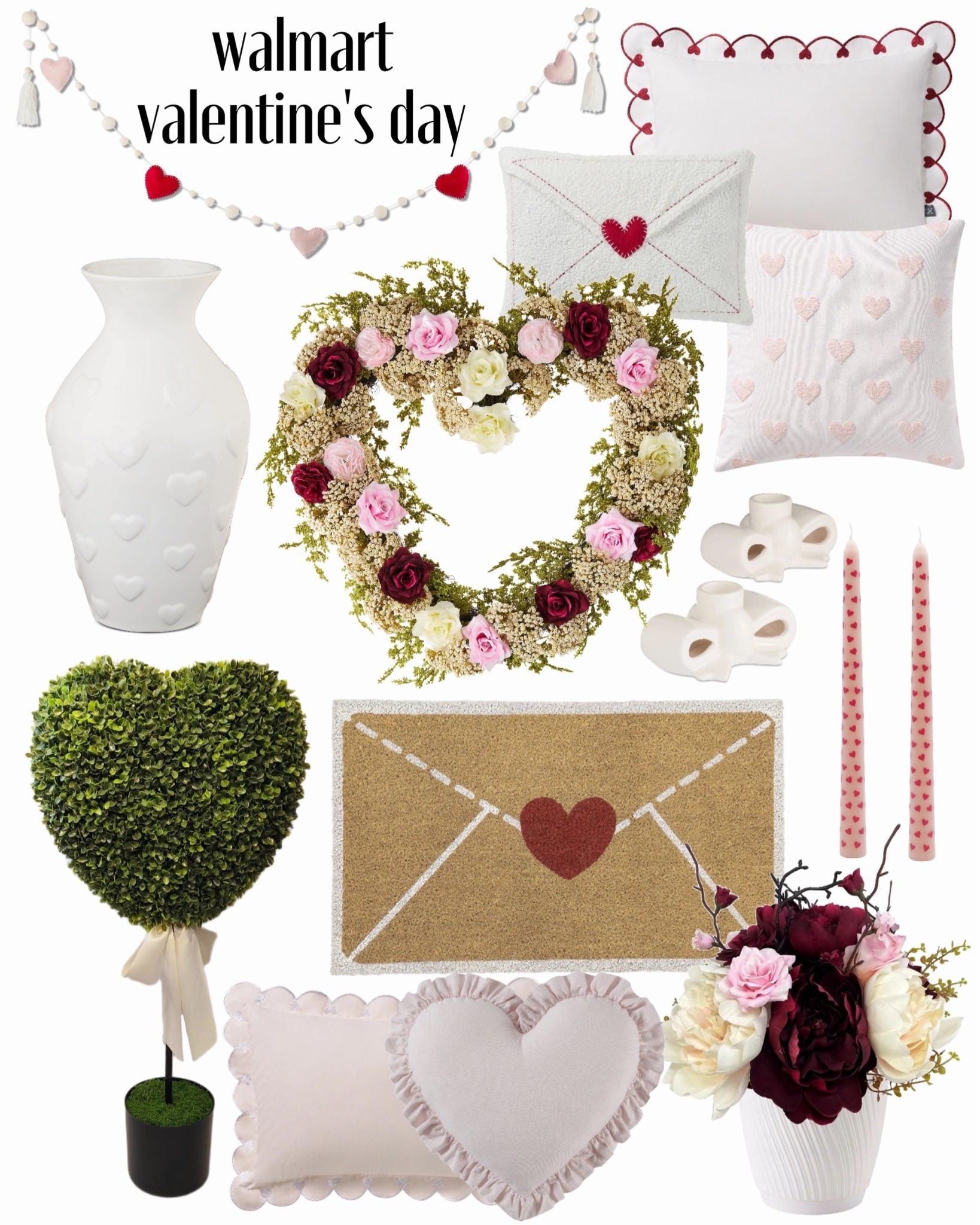 Walmart Valentine’s Day decor