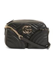 Made In Italy Leather G G Marmont Camera Bag | TJ Maxx