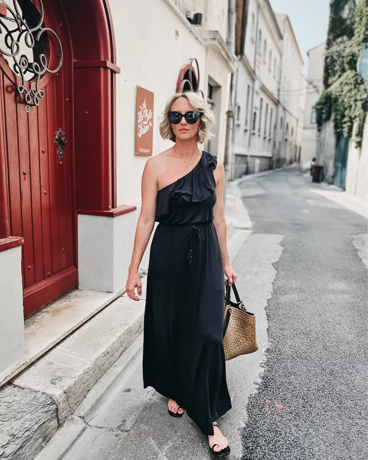 One-Shoulder Maxi Bra Dress curated on LTK