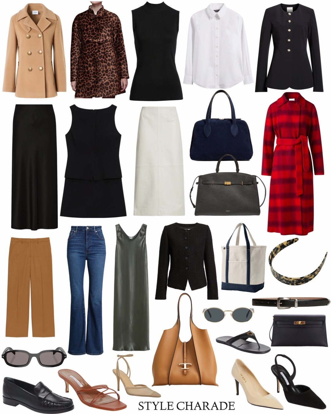 Forever inspired by Carolyn Bessette Kennedy style. Have you been watching the FX Love Story show? Live this 90’s inspired minimal quiet luxury pieces including camel pants, shift dress, classic pumps, plaid coat, and Hermes Kelly clutch

#LTKootd #LTKOver40 #LTKWorkwear