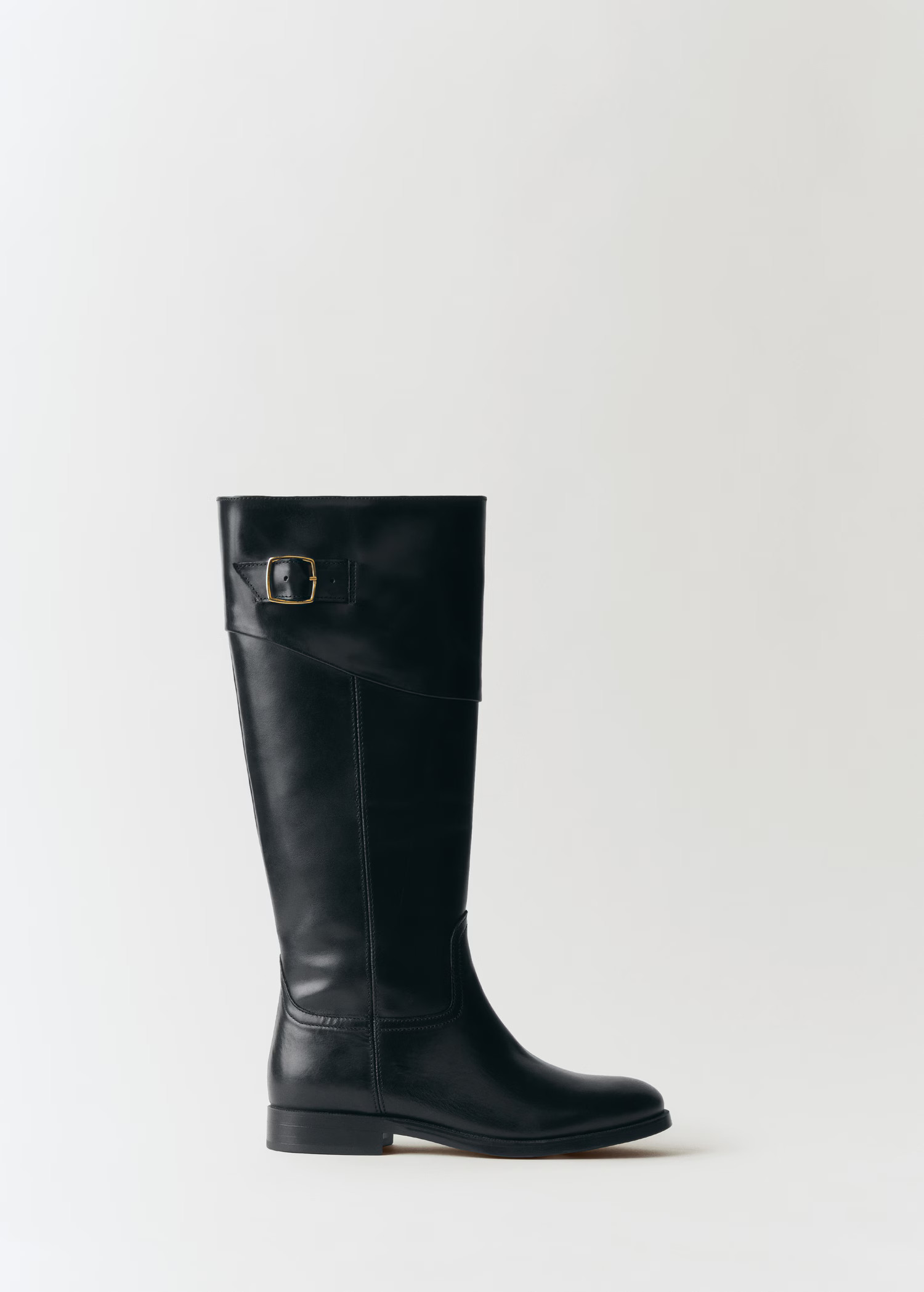 Buckles leather boots - Women | MANGO United Kingdom | MANGO (UK)