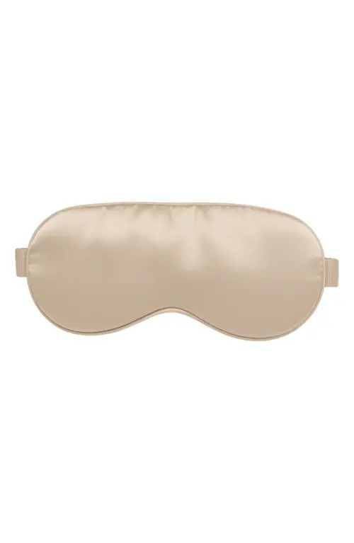 BLISSY Silk Sleep Mask in Champagne at Nordstrom | Nordstrom