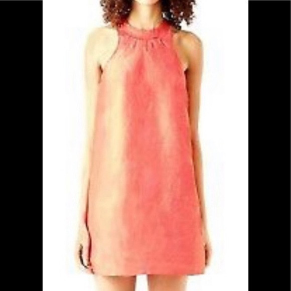 J. Crew NWT’s 100% Dupioni Silk Swoop Cocktail Formal Shift Dress Peach Size 4 | Poshmark