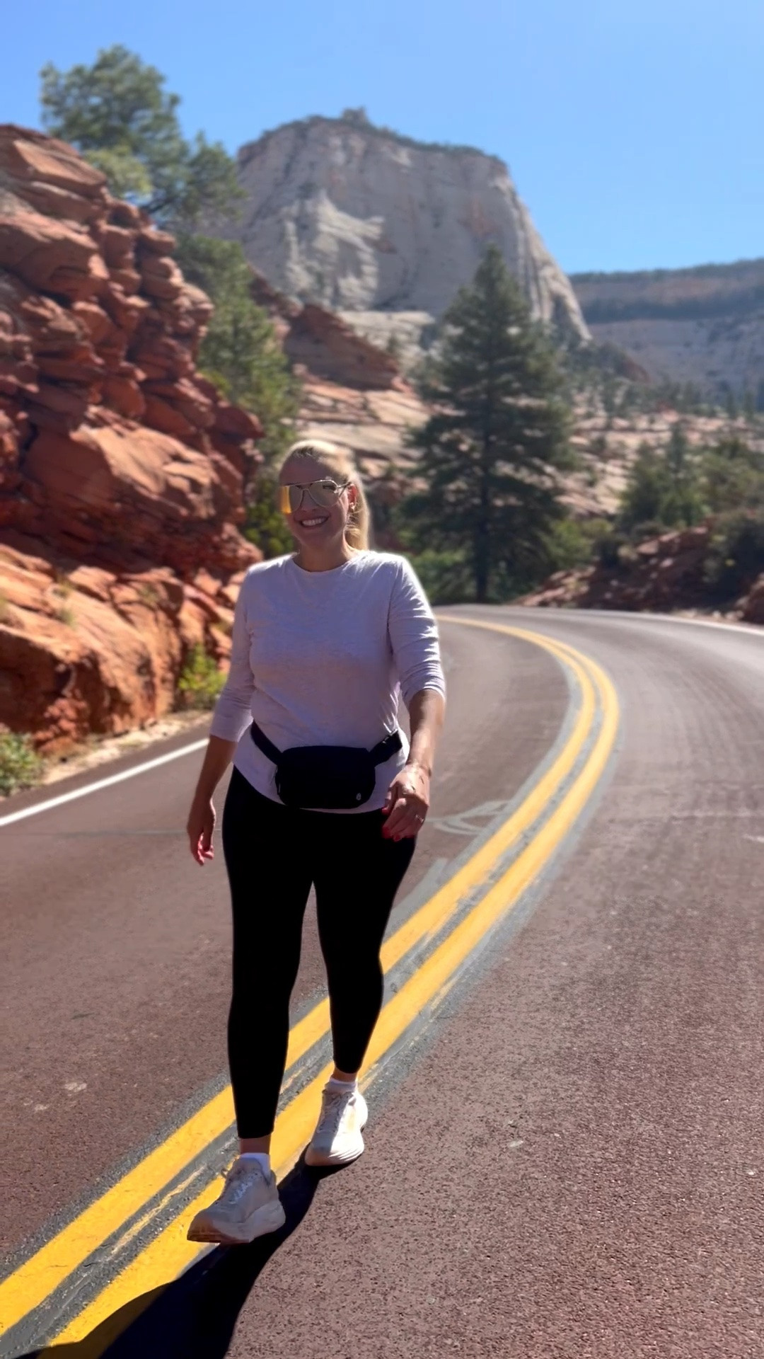 There’s nothing middle of the road when it comes to comfort in clothing when you’re hiking. This amazon shirt and leggings are some of my favorites. Great for Pilates class too. 

Perfect for a hike in Zion National Park, Utah!

The leggings are soft and buttery and the Pima cotton long sleeve shirt is great quality.

Wearing a medium top and large leggings. Fits true to size.

Also, my lululemon belt bag easily holds my phone and spf lip balm. I use it all the time. Don’t forget to pick up my favorite Hoka sneakers too. I love the Bondi 9’s. Order your normal size. I wear a size 9 and they fit perfect!

#LTKSeasonal #LTKOver40 #LTKSaleAlert #LTKTravel #LTKgrwm #LTKootd #LTKMidsize #LTKActive #LTKU #LTKfitnessgoals #LTKvlog
