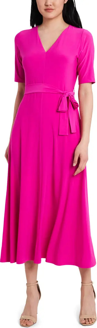 Tie Belt Midi Dress | Nordstrom