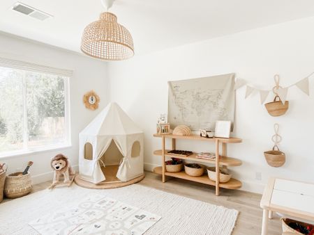 The cutest neutral playroom with both form and function! 

#LTKhome #LTKbaby #LTKkids