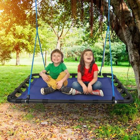 700lb Giant 46.5 X 31.5 inch Platform Tree Swing for Kids and Adults Waterproof with Durable Steel F | Walmart (US)