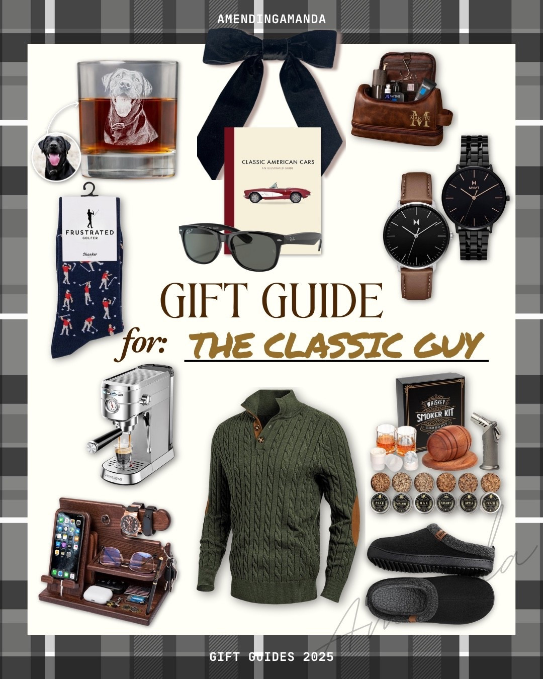 Gift Guide for The Classic Guy 👔

Watch, men’s accessories, men’s sweater, gifts for him, gifts for dad, gift’s for father in law, men’s slippers, men’s watch, personalized gifts, espresso machine, smoker kit, toiletry bagg

#LTKMens #LTKGiftGuide #LTKHoliday