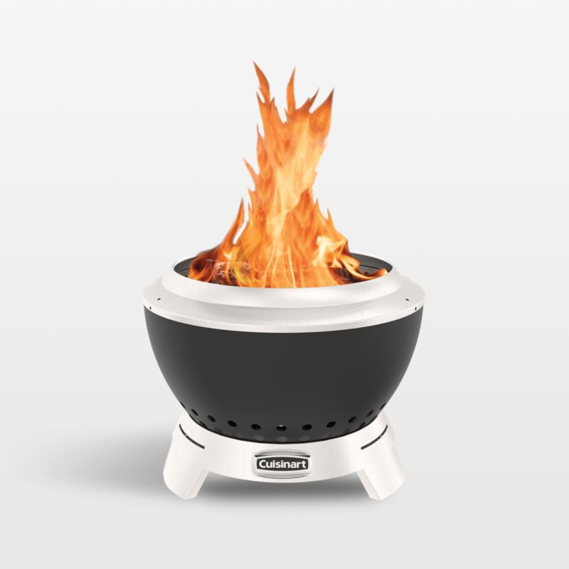 Cuisinart 19.5" Round Cleanburn Fire Fit | Crate & Barrel | Crate & Barrel