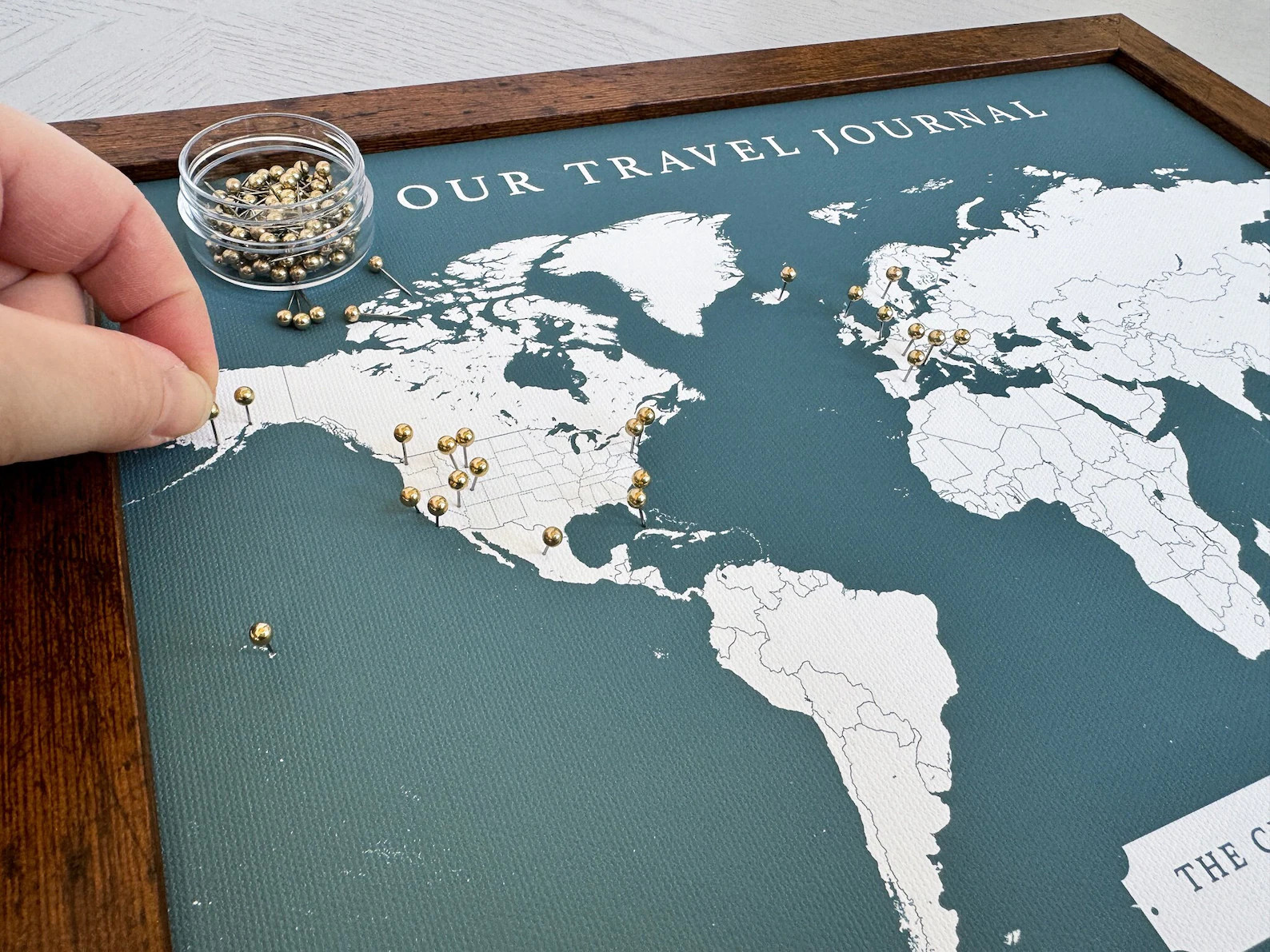 World Push Pin Personalized Map, Custom Push Pin Map for Travels, Retirement Gift for Parents, Tr... | Etsy (US)