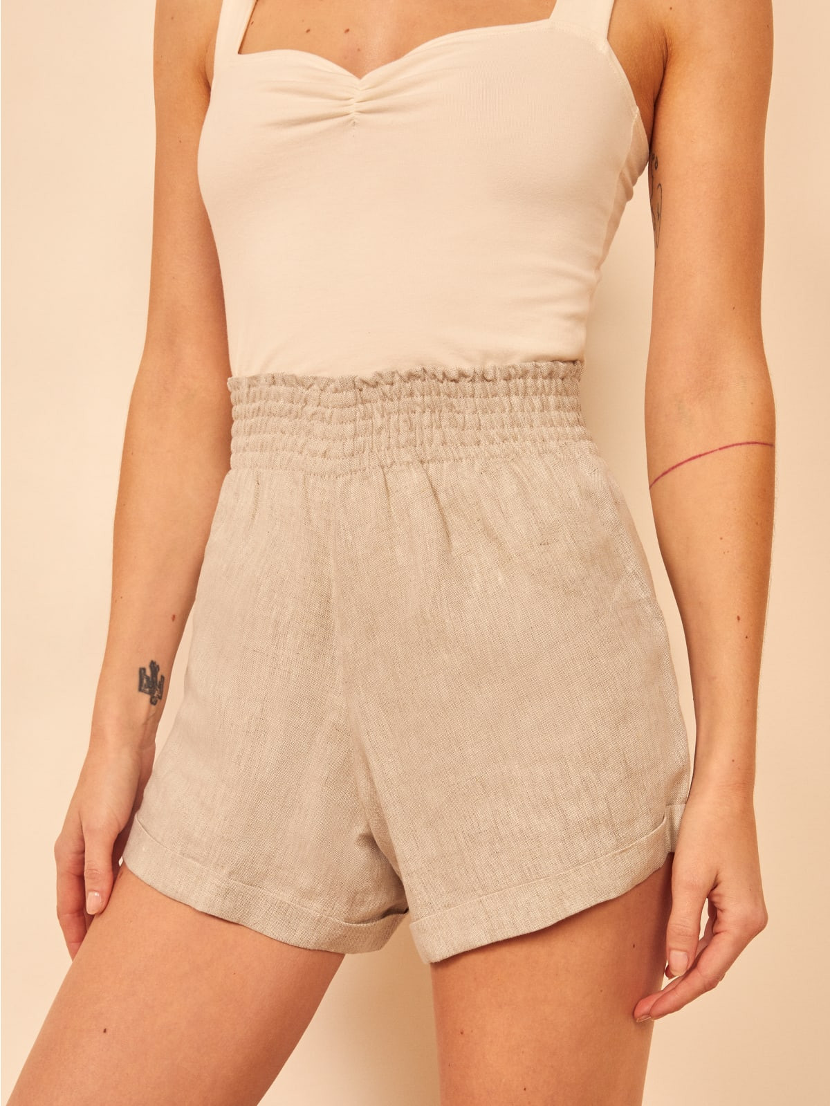 Nashville Linen Short | Reformation (Global)