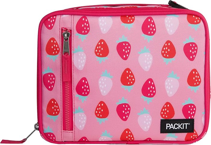 PackIt Freezable Classic Lunch Box, Sweet Strawberry, Built with EcoFreeze Technology, Collapsibl... | Amazon (US)