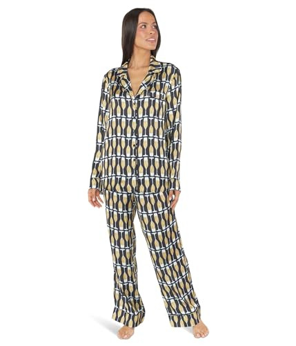 Show Me Your Mumu Women's Classic PJ Set, Champagne Silky, X-Small | Amazon (US)