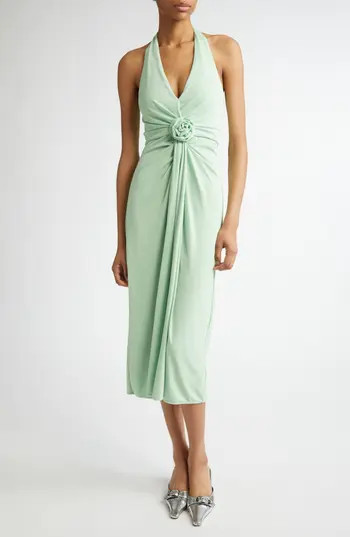 Cinq à Sept Kathleen Halter Maxi Dress in Patina at Nordstrom Rack, Size 0 | Nordstrom Rack