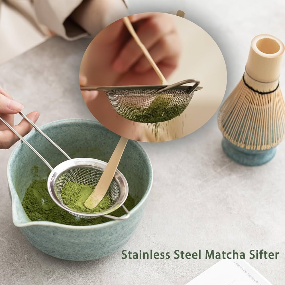Juego de matcha, juego de batidor de matcha incluye cuenco matcha, soporte para batidor de matcha... | Amazon (US)