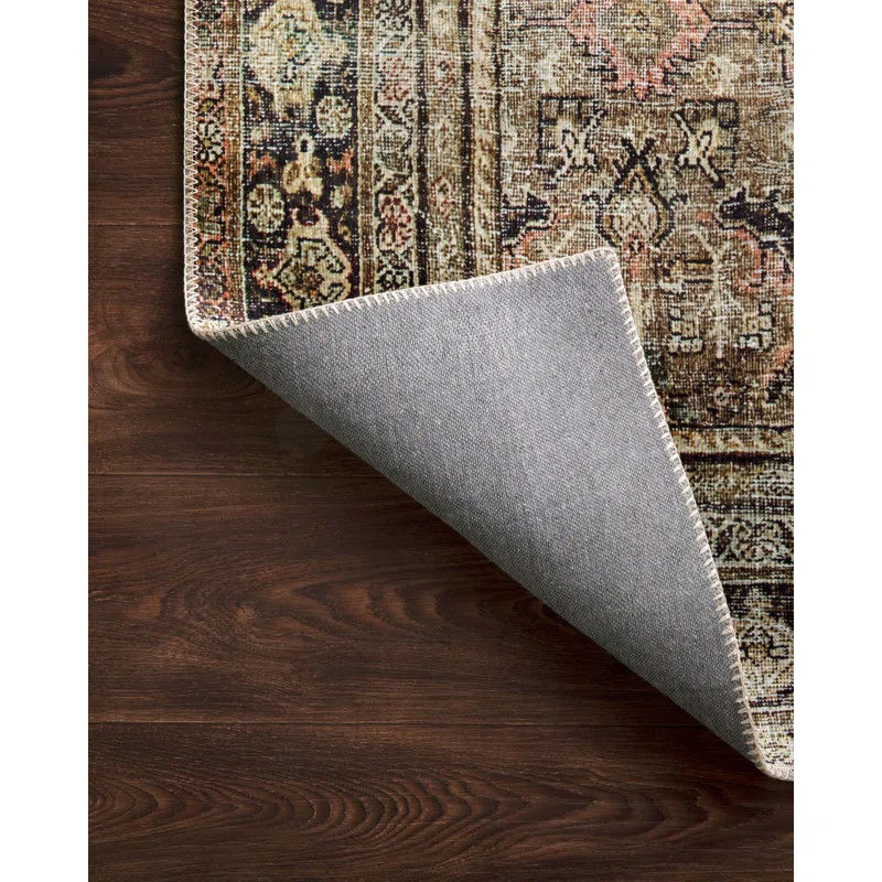 Giacinto Oriental Area Rug in Olive/Charcoal | Wayfair North America