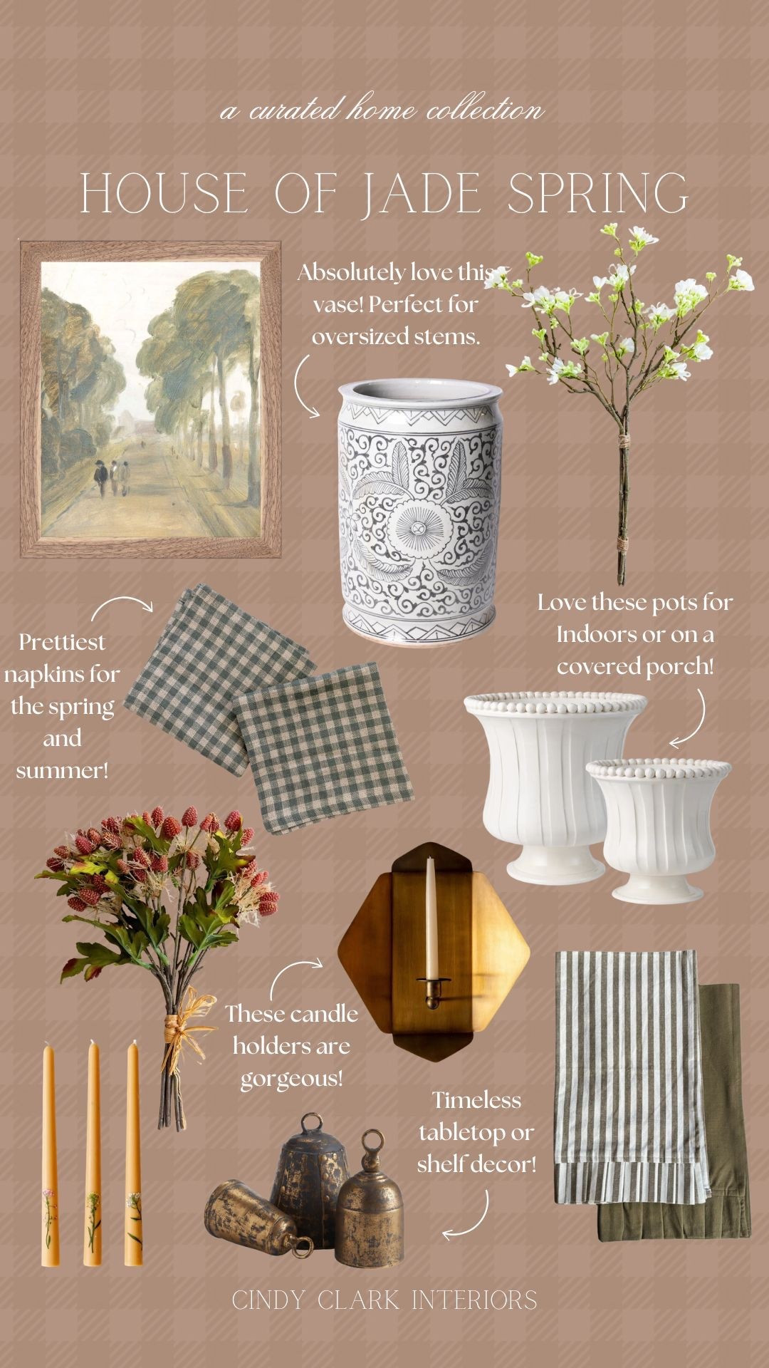 House of Jade spring favorites and new arrivals! The prettiest mix of florals, vases, art, and styling finds to create a cohesive and balance spring look. 

#LTKHome
