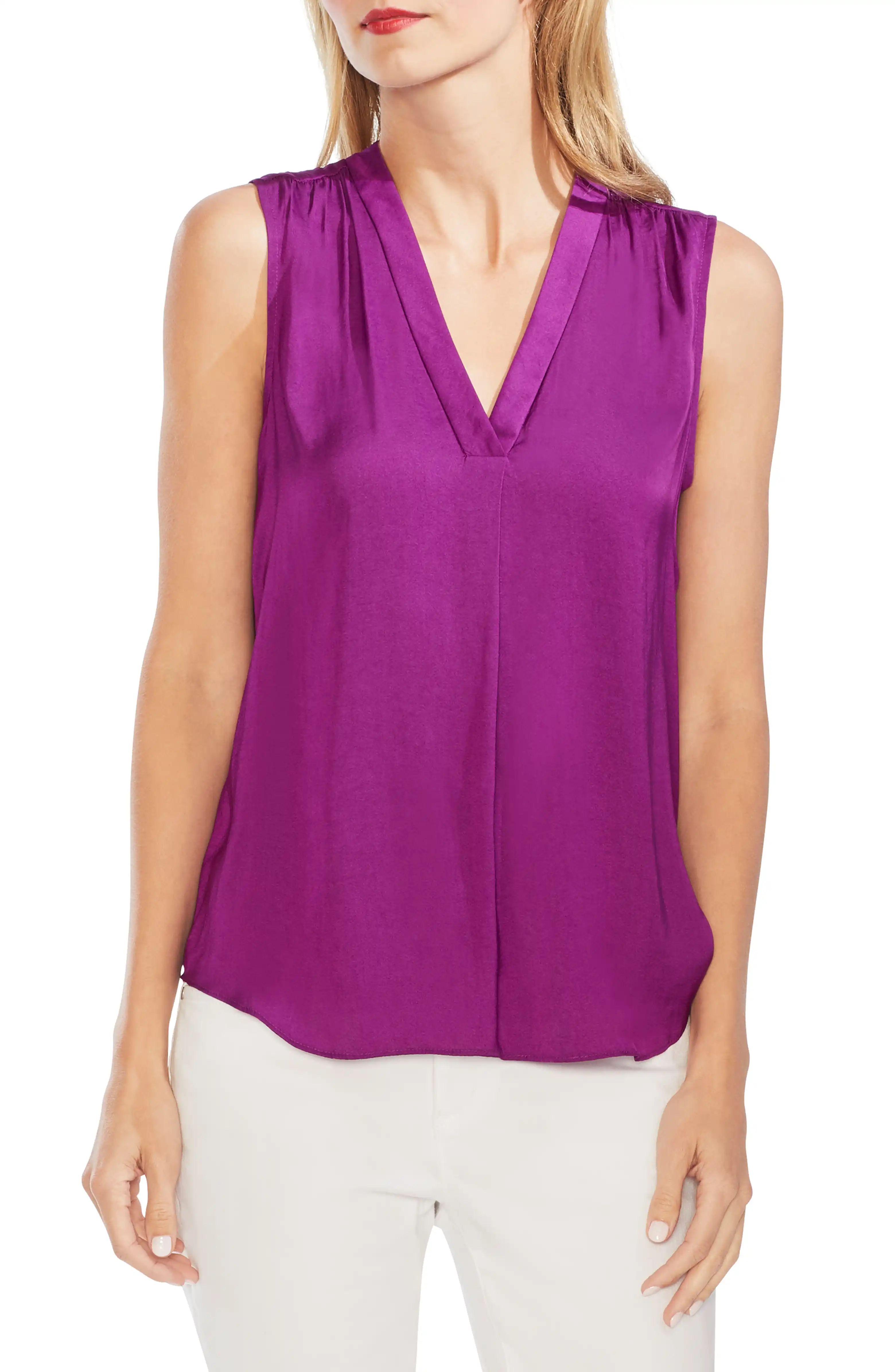 Rumpled Satin Blouse | Nordstrom