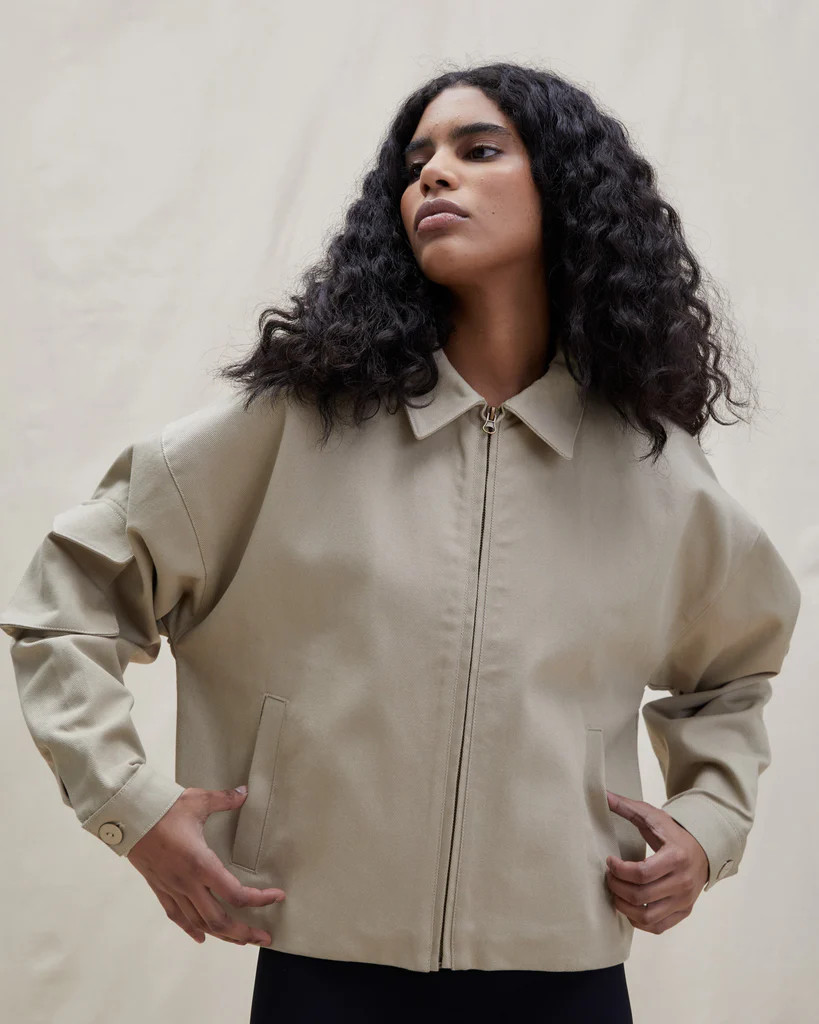 Carpenter Jacket - Sand | Adanola UK