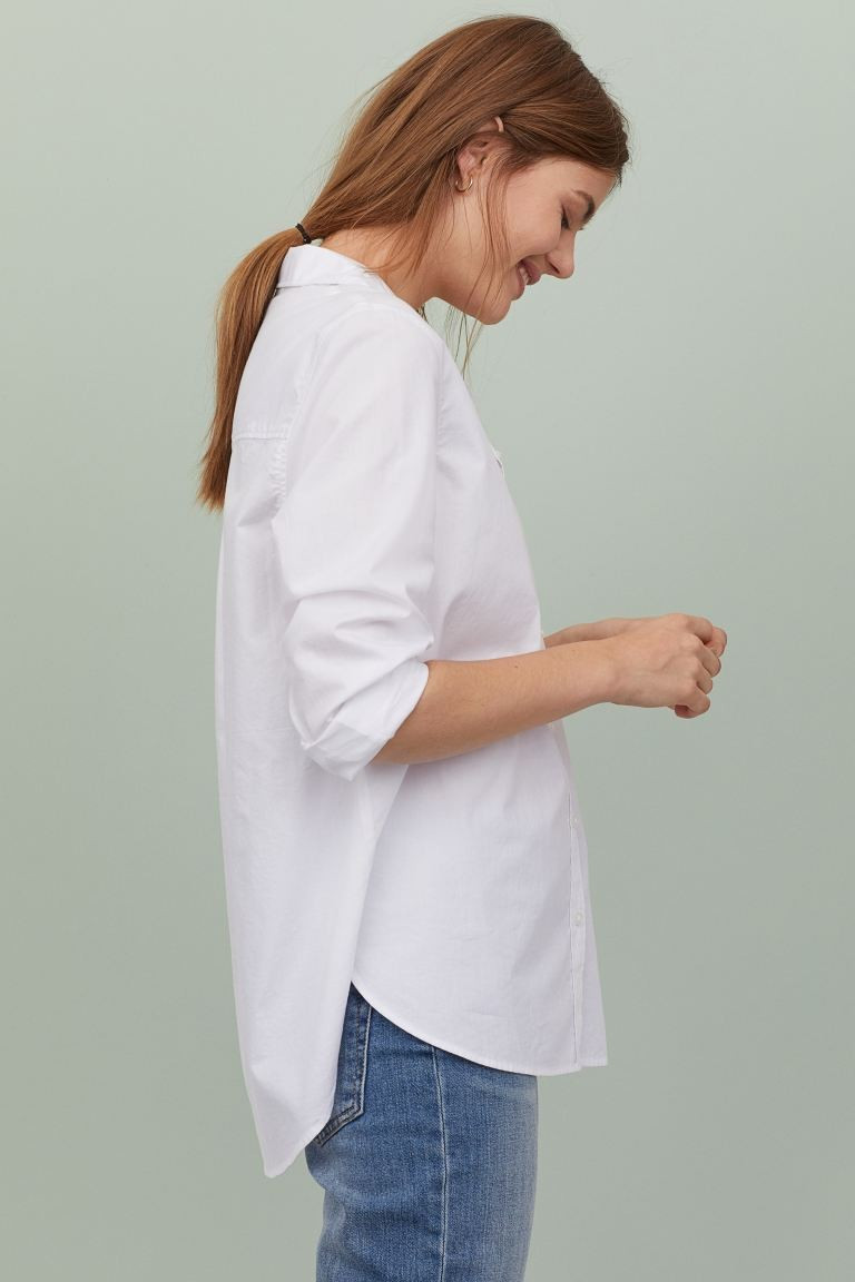 Cotton shirt | H&M (UK, MY, IN, SG, PH, TW, HK)