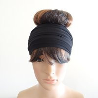 Black Headband.black Head Wrap | Etsy (US)