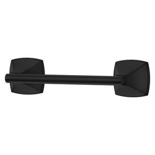 Pfister Bellance Wall-Mount Toilet Paper Holder in Matte Black BPH-BLL0B | The Home Depot