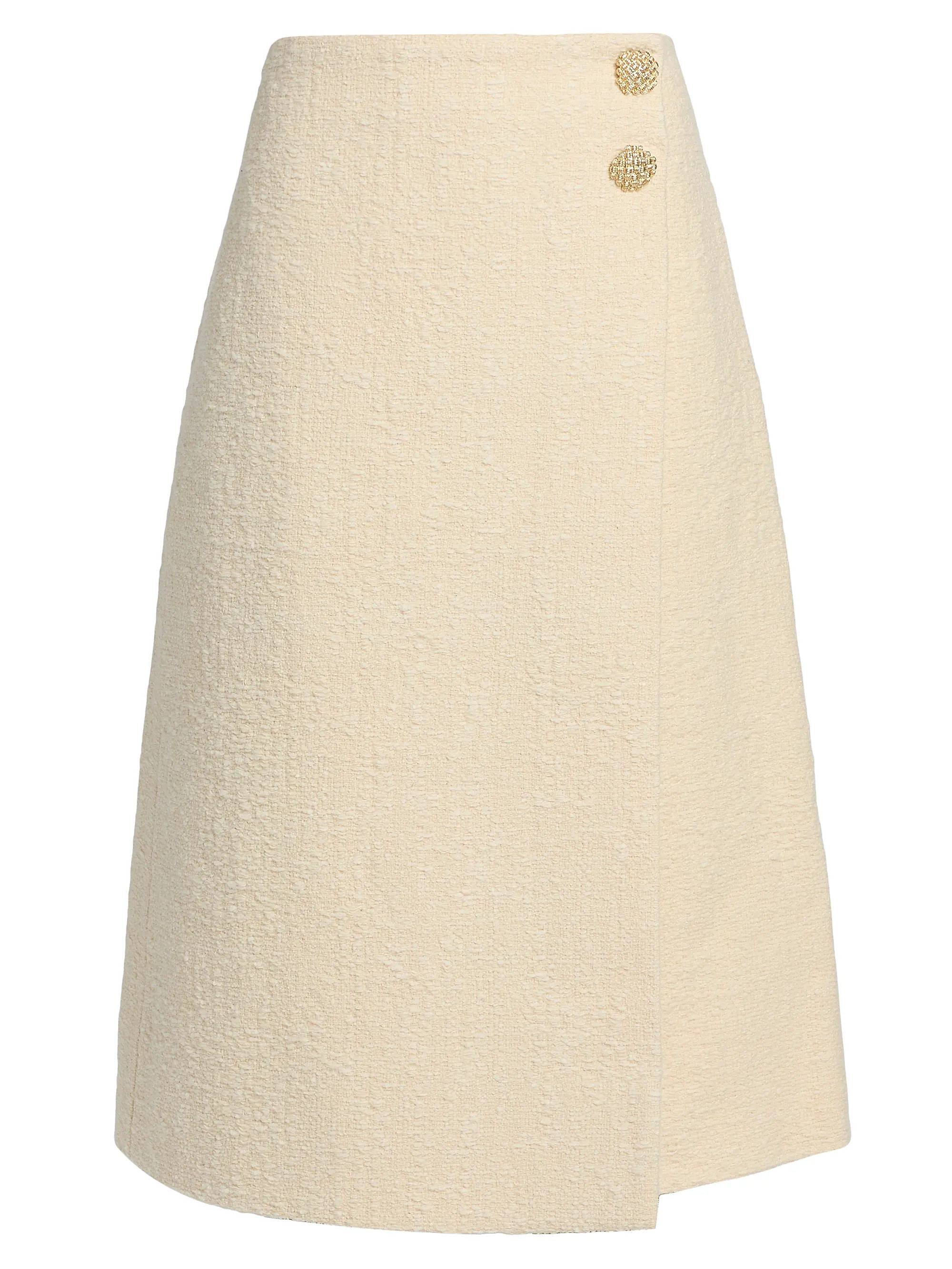 Luca Tweed Wrap Skirt | Saks Fifth Avenue