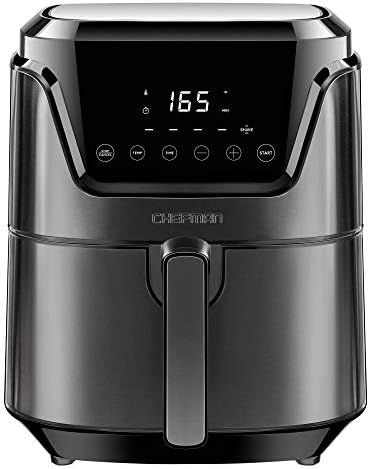 Chefman 4.6-Quart Air Fryer with Presets & Adjustable Temperature, Nonstick Stainless Steel & Coo... | Amazon (US)