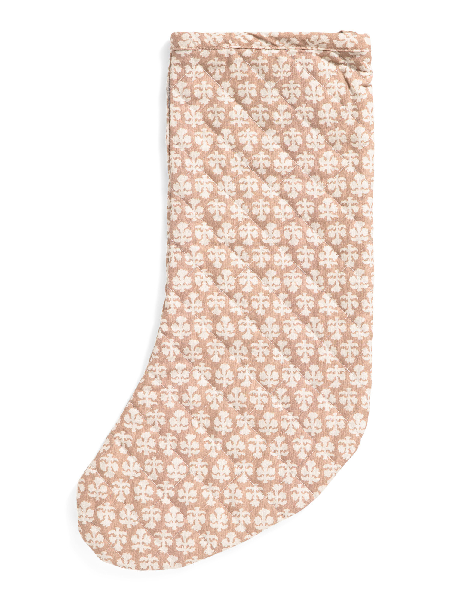 Chloe Block Print Stocking | Garlands & Trimmings | Marshalls | Marshalls
