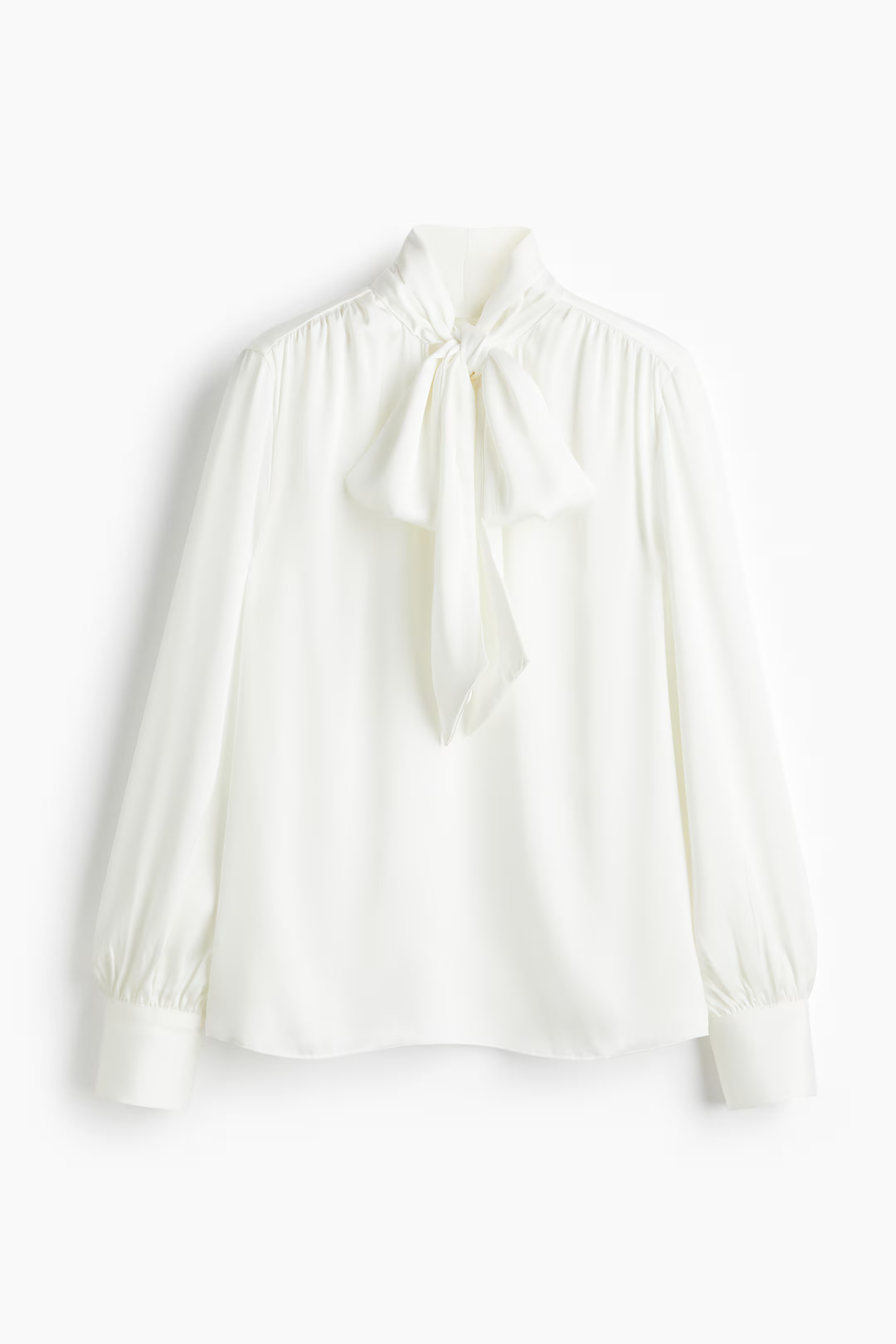 Tie-neck chiffon blouse | H&M (UK, MY, IN, SG, PH, TW, HK)