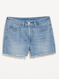High-Waisted OG Cut-Off Jean Shorts -- 3-inch inseam | Old Navy (US)