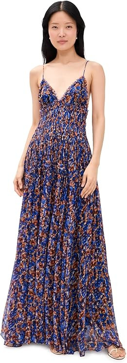 Ulla Johnson Women's Atrani Sleeveless Silk Gown | Amazon (US)