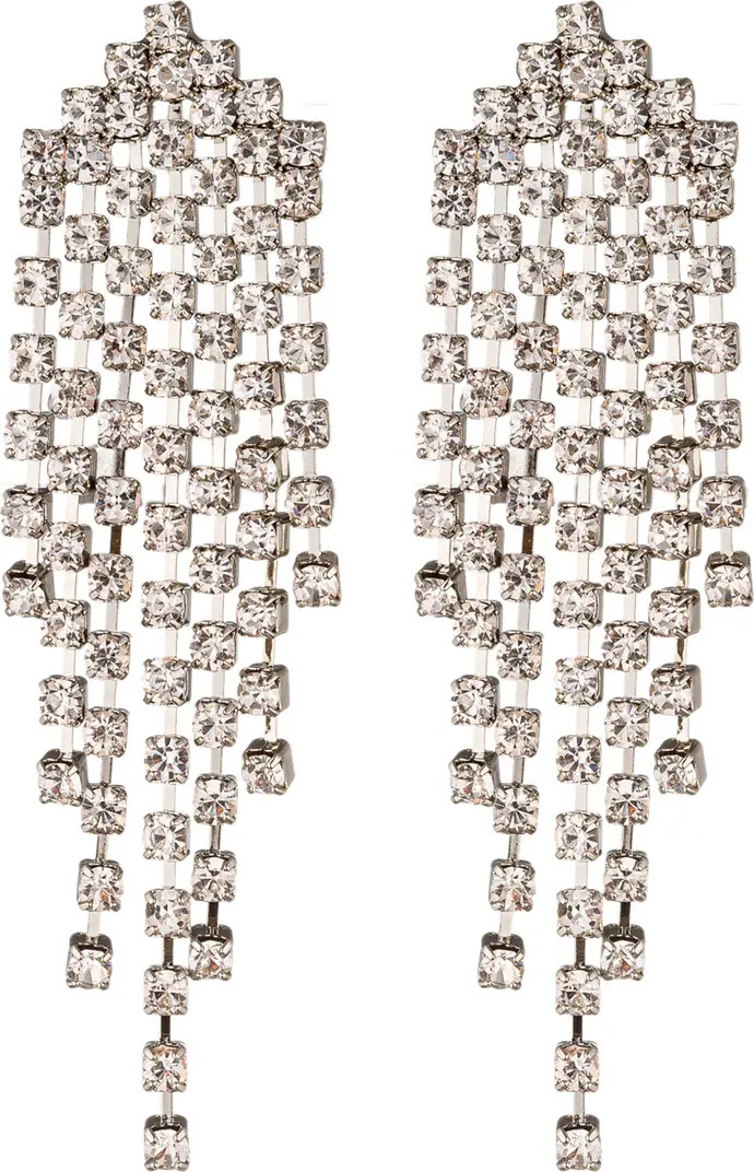 Crystal Fringe Statement Earrings | Nordstrom Rack