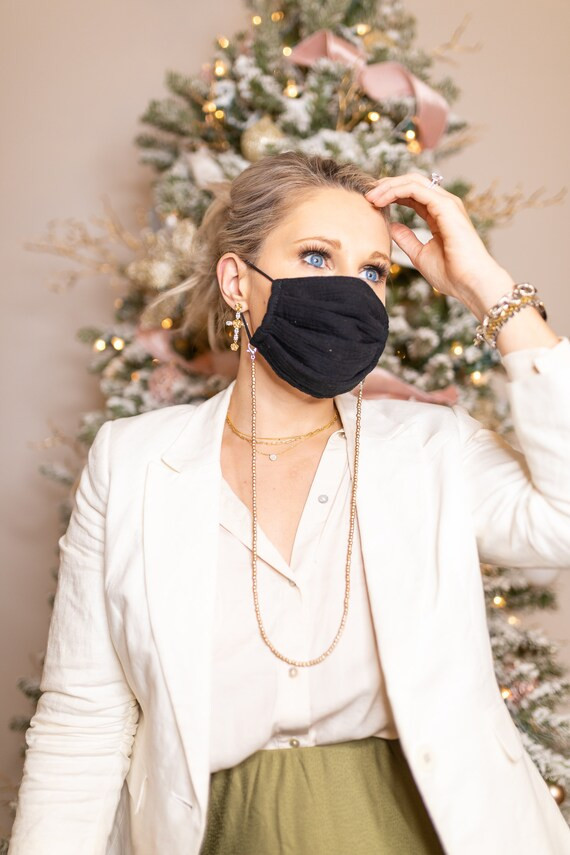 Freshwater Pearl Face Mask Chain Pearl Lanyard / Mask Strap / | Etsy | Etsy (US)