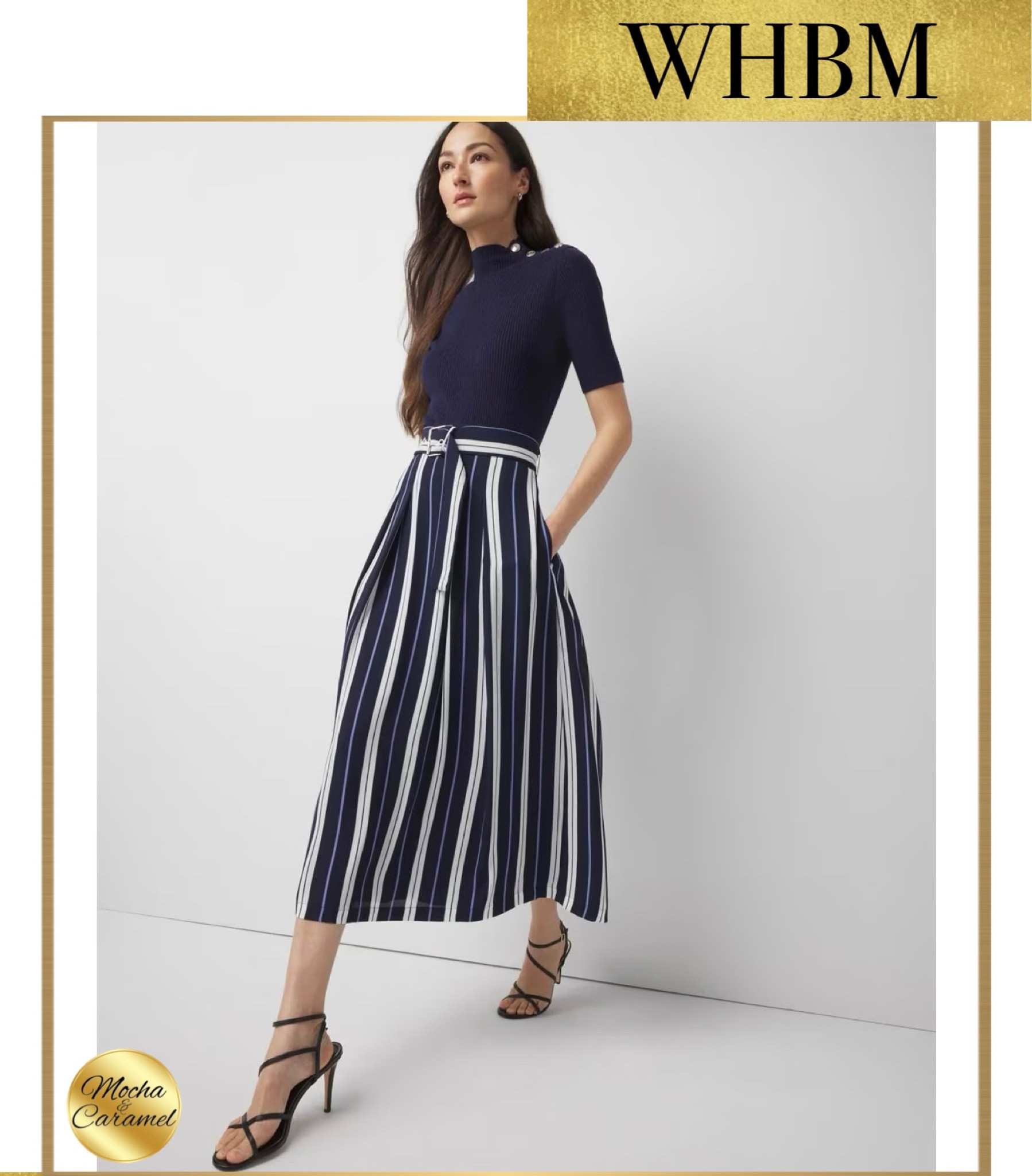 White House Black Market • Striped Midi Skirt

#LTKworkwear #LTKstyletip #LTKSeasonal