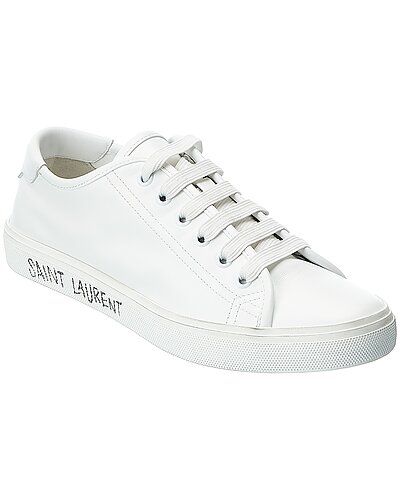 Saint Laurent Malibu Leather Sneaker | Gilt