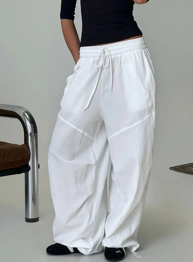 Mankind Baggy Cargo Pants White | Princess Polly US