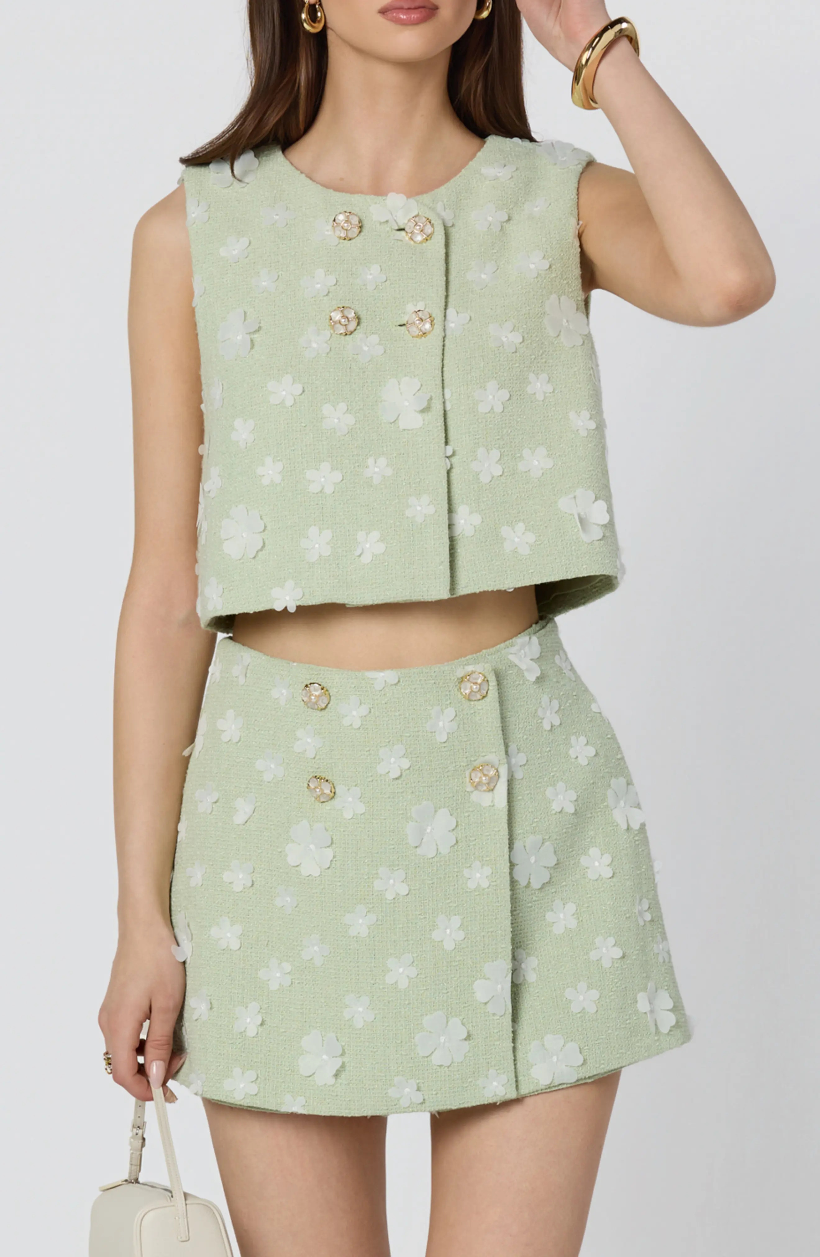 Janell Floral Appliqu\u00e9 Vest (Women) | Nordstrom | Nordstrom