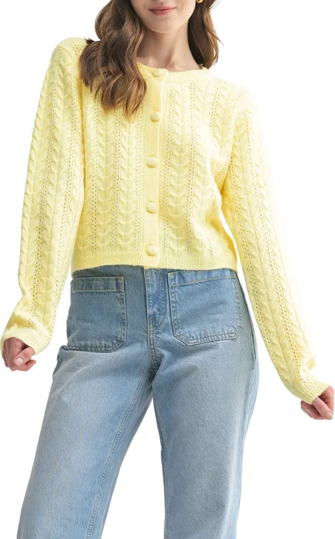 All in Favor Cable Cardigan | Nordstrom | Nordstrom