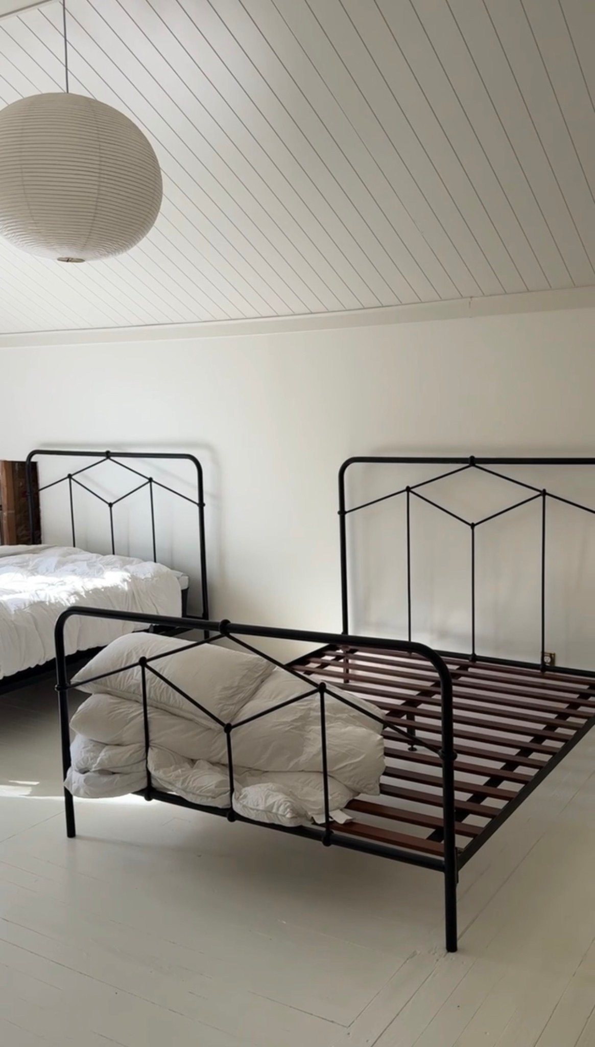 Setting up our guest bedroom and loving the vintage vibe of these beds. Up next… bedding!

#LTKmomlife #LTKHome #LTKKids