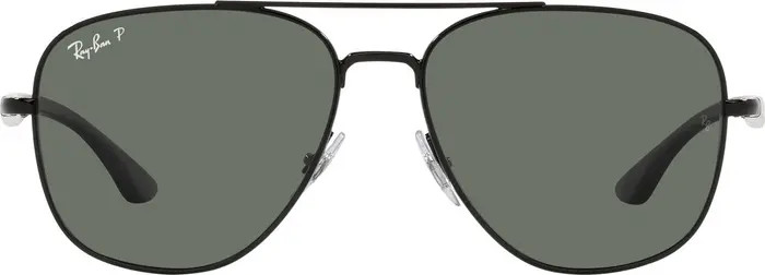 56mm Polarized Square Sunglasses | Nordstrom