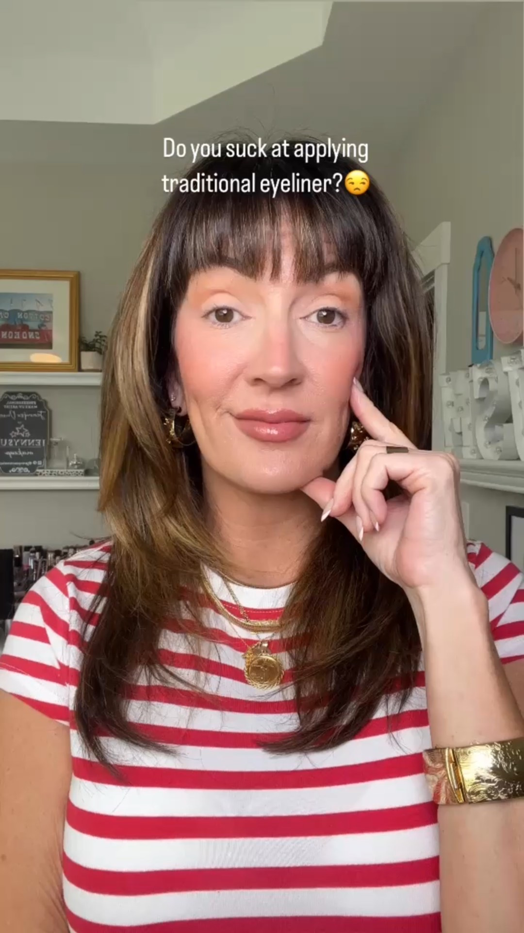 🤩The easier way to get the look of eyeliner. // lio color : 15 showcasing nude , eyeliner : after dark 

#LTKBeauty #LTKOver40 #LTKFindsUnder100