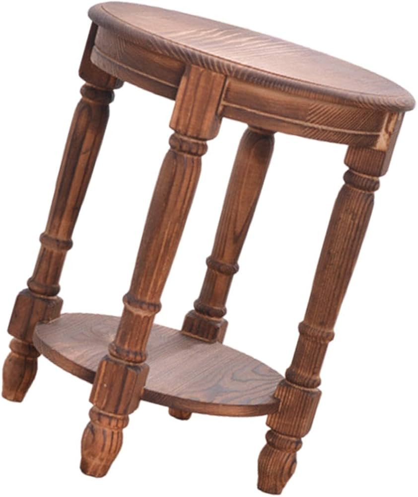 Soporte para plantas, estante decorativo para macetas, taburete de madera, soporte de exhibición... | Amazon (US)